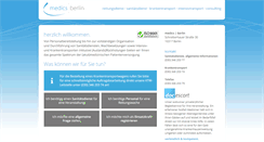 Desktop Screenshot of medics-berlin.de